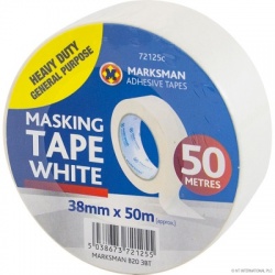 Household Masking Tape White Colour 38mm X 50m